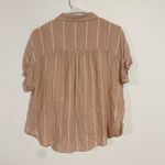 American Eagle Striped Button Down Shirt Photo 3