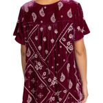 Johnny Was Devi velvet tasseled top NWT Photo 3