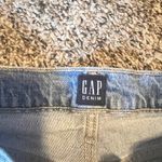 Gap  Denim Cheeky Straight Jeans Light Wash Ripped Distressed Raw Hem Size 00 24 Photo 1