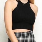 Brandy Melville  Knit Halter Neck Tank Top Photo 0