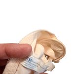 Bali Vintage  Bra 36D Sheer Mesh Underwire Champagne 80s 90s Lingerie Photo 3