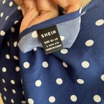 SheIn Polka dot bat wing midi dress Size Large 8/10 NWOT Photo 8