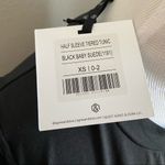 Agnes & Dora NWT  Half Sleeve Tiered Tunic | Black Photo 2