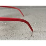 Liz Claiborne LC21 RED Oversized VTG Eyeglasses Frames ONLY 140mm Photo 4