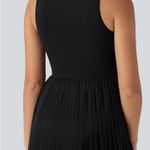 Halara HA02.- Half Zipper Sleeveless 2-in-1 Pleated Hem Mini Tennis Active Dress Photo 4