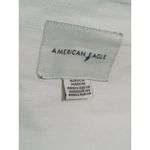 American Eagle Women’s Button Up Shacket Oversized Cream White Denim Size S Photo 4