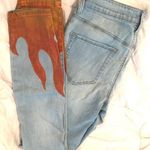 PacSun Fire Hand Painted High Rise Skinny Jeans Photo 0