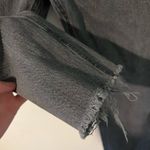 Topshop Gray Cropped Straight Leg Jeans Photo 12