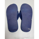 Lands' End  Flip Flops Sandals Blue Patterned Casual Everyday Shoes Women's  6‎ Photo 1