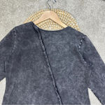 Blackmilk NWT  Raider Acid Sweatshirt Top Asymmetrical Longsleeve Raw Hem Size S Photo 8