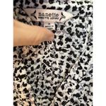 Nanette Lepore  GRAY BLACK SHORT SLEEVE A LINE DRESS Women’s SIZE 4 Photo 4