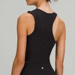 Lululemon Ribbed Asymmetrical Yoga Tank Top Black Size 6 Photo 2