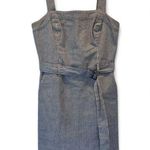 Hollister Gray and White Striped Mini Overall Sun Dress Size Small Photo 0