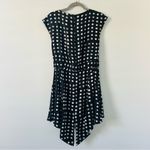 Kelly Wearstler Black White Sleeveless Polka Dot A Line Silk Mini Dress S Photo 1