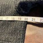 Abercrombie & Fitch Abercrombie Fitch Women Medium M Black Tweed Cropped Blazer Jacket Gold Buttons Photo 9