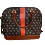 Dooney & Bourke Detroit Tigers Women's Stadium Signature Zip Zip Satchel Photo 6