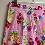 Briggs New York Briggs Pink Floral Stretch Capris Photo 5