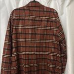 potter's pot  Plaid Brown Women's Jacket Photo 7