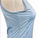 Adidas Light Blue V-Neck Athletic Tank Top Photo 4