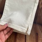 Old Navy Women’s Mid Rise Cropped Straight Leg White Denim Jeans Size 10 Photo 9