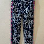 Lilly Pulitzer Luxletic Weekender High Rise Legging Navy Lucky Bamboo Size Small Photo 4
