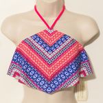 Shoshanna 🆕  handkerchief floral halter bikini top Photo 3