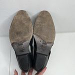 Eileen Fisher  Size 10 Even Tumbled Nubuck Leather Bootie Boot Black Stacked Heel Photo 12