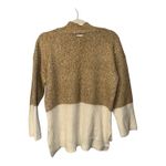 Michael Kors  Tan/White Turtleneck Sweater, Large Photo 4