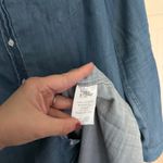 Frank & Eileen Mary Denim Blue Long Sleeve Dress Size L Photo 2