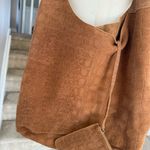 Haute Hippie  Elegant Brown Croc-Embossed Tote Bag Photo 3