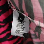 The Andamane Brandy Pink & Black Zebra Print Mini Wrap Dress Size M Photo 6