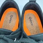 Quince  shoes women's 8.5 eco cotton canvas everyday lace up sneaker black Photo 5