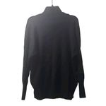Abercrombie & Fitch  Women's Size‎ M Soft AF Black Sweater Quarter Zip Collared Photo 7