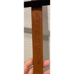 Coach 28" Brown Leather Brass Buckle Classic Belt Photo 1