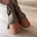 Kork-Ease  Korks Shyla Taupe Suede Leather Boots Womens 8.5 Casual Fall Chunky Photo 6