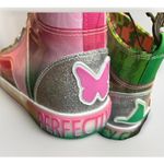 WICKED Top Sneaker Pink Green Women's Sz8.5 ELPHABA GLINDA Size 8.5 Photo 4