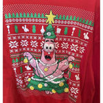 Nickelodeon SpongeBob SquarePants Patrick Christmas Sweatshirt‎ 2XL Red Lights Not Working Photo 1