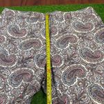 Talbots  Womens 14 The Perfect Crop Pants‎ Dress Trousers Floral Paisley Abstract Photo 2