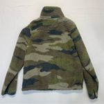 Old Navy Camo Teddy Fleece Jacket women’s Size Medium full zip green brown gray Photo 6