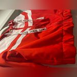 Cali 1850 Red Tokyo Drawstring Zip-Up Lightweight Crop Windbreaker Track Jacket Photo 5