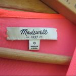 Madewell Pink Coral Silk Dress Photo 8