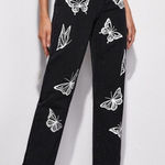 SheIn Butterfly Jeans Photo 0