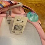 Raisin's  Curve Women 16 W Pink Striped v-neck Adjustable Strap One Piece Swimsuit Photo 4