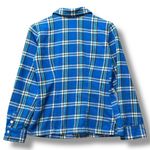 Patagonia Womens Blue Plaid Flannel Button-Up Shirt Size 2 Gorpcore Western Photo 1