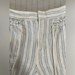 Anthropologie  Striped Linen Cotton Pants‎ Size Small Photo 6