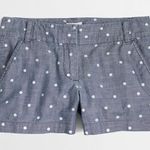 J.Crew dotted chambray city fit shorts Photo 0