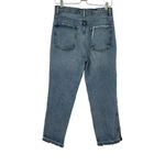 Free People Lita Light Wash Distressed High-Waisted Slim Leg Jeans Size 28 Photo 8