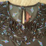 Anthropologie Ranna Gill Fluttered Cutwork Blouse Phoenix Bird Print Size S Photo 11