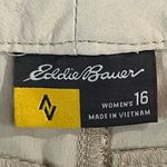 Eddie Bauer  Travex Pants Womens 16 Beige Roll Up Stretch Nylon Hiking Gorpcore Photo 10