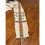 Aztec Tribal Cardigan Sweater Large Waterfall Open Front Boho Southwest Women’s Photo 7